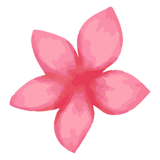 ícone de flor tropical de hibisco Desenho PNG