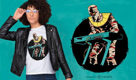 Mama, die Tastatur-T-Shirt Entwurf spielt