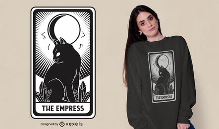 The empress tarot card t-shirt design