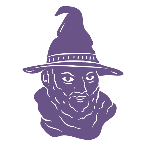 Silhueta de bruxa de Halloween Desenho PNG