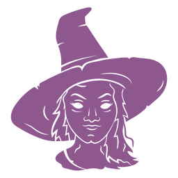 Silhouette der magischen Kreatur der Hexe PNG-Design