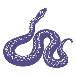 Schlangenausschnitt PNG-Design