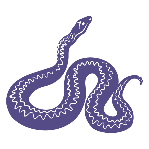 Recorte de cobra Desenho PNG