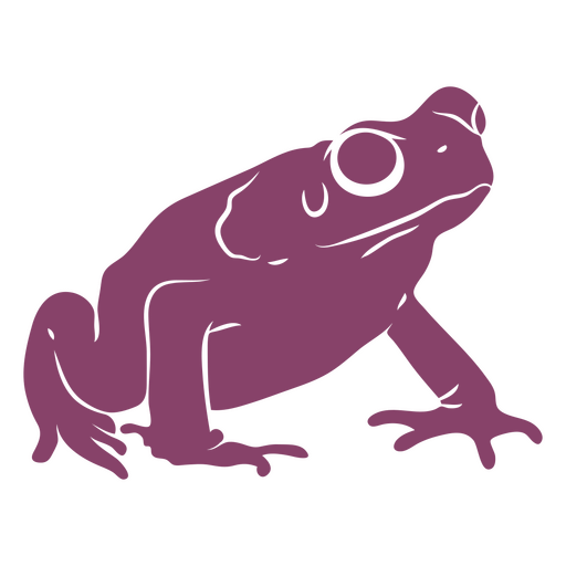 Frog cutout icon PNG Design