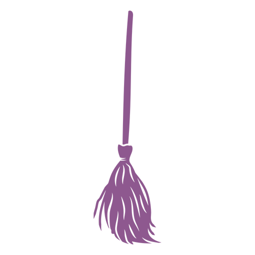 Witch's flying broom  PNG Design