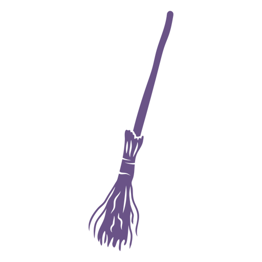 Spooky witch's broom PNG Design