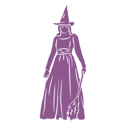 Personagem de bruxa assustador Desenho PNG