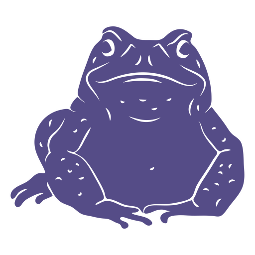 Hässlicher Frosch mit Warzen PNG-Design