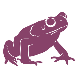 Gruseliger Froschausschnitt PNG-Design