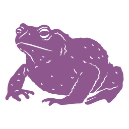 Frosch mit Warzen PNG-Design