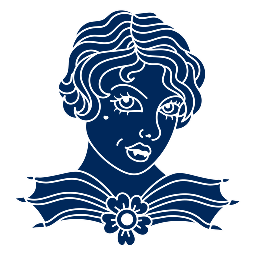 1920's vampire woman PNG Design