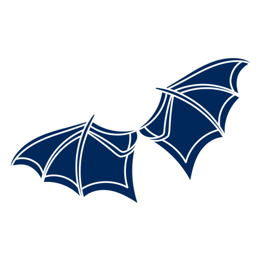 Recorte de asas de morcego Desenho PNG