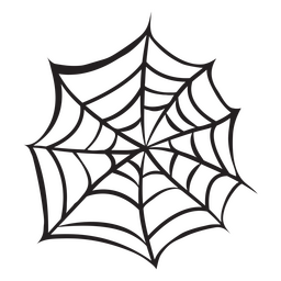 Cobweb  halloween icon PNG Design Transparent PNG