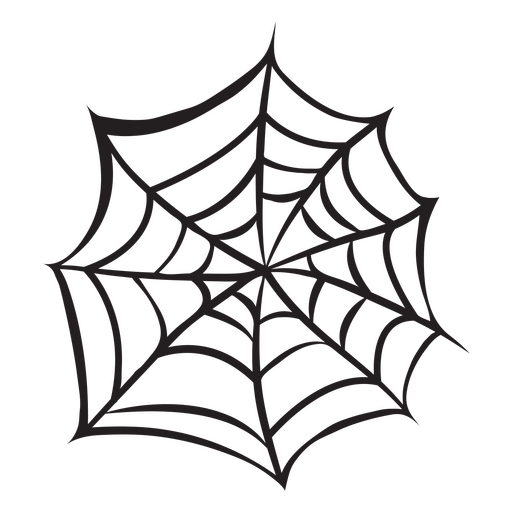 Icono de telaraña de halloween Diseño PNG