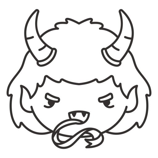 Design PNG E SVG De Desenho De Boca De Monstro Assustador Para Camisetas