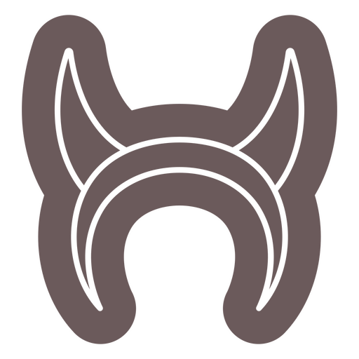 Demon cute Halloween monster horns PNG Design