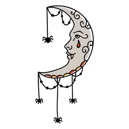 Aranhas da lua vampira Desenho PNG