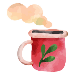 Ícone de caneca de clima de inverno Desenho PNG
