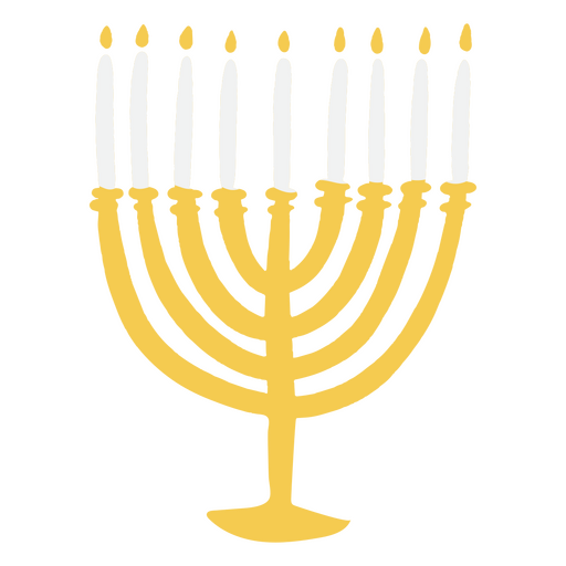 Diseño Png Y Svg De Icono De Velas De Menorah De Hanukkah Para Camisetas 9340