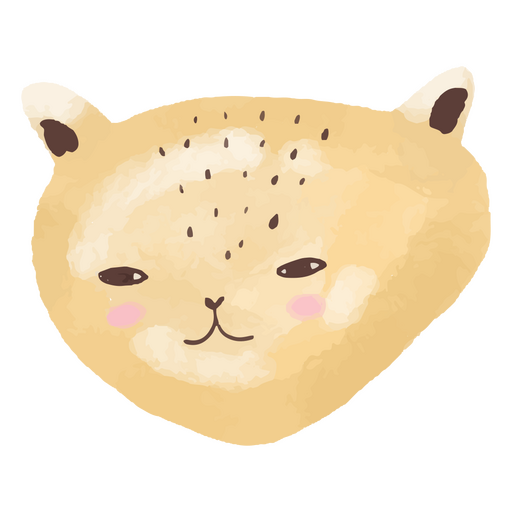 Lindo gato mascota acuarela Diseño PNG