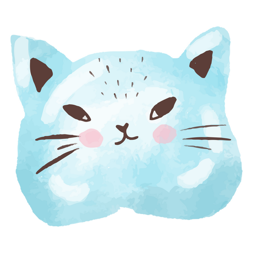Cute watercolor animal pet cat PNG Design