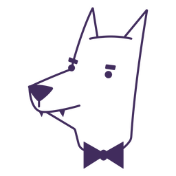 Personaje de hombre lobo serio Diseño PNG