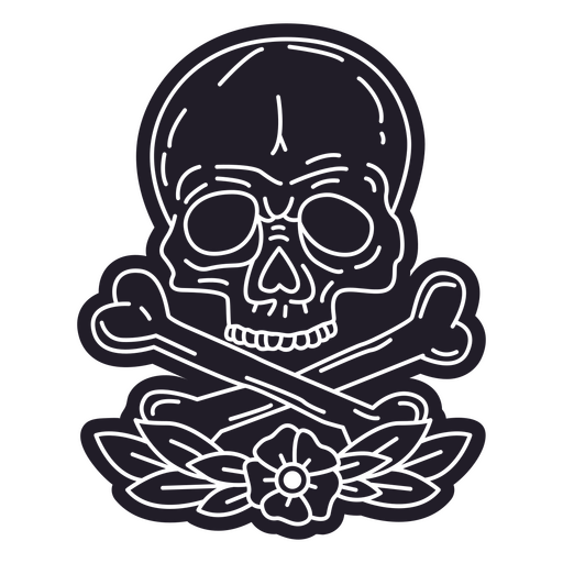 Halloween simple skull