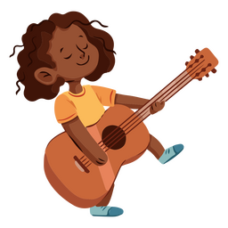 Creative music kid character PNG Design Transparent PNG