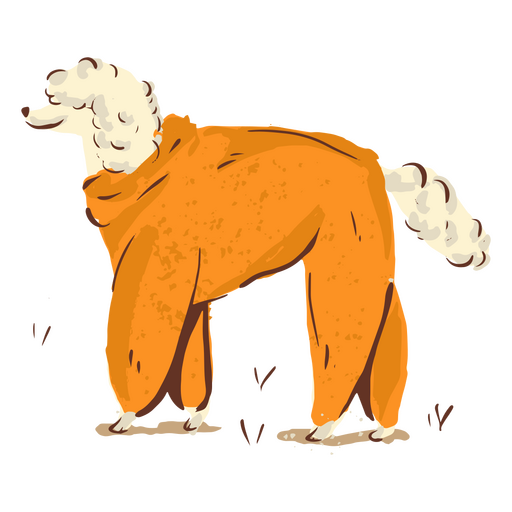 Cão de camisola de inverno bonito Desenho PNG