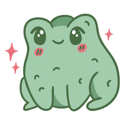 Cute Halloween frog kawaii cartoon PNG Design