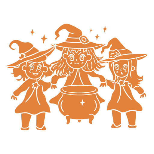 Desenhos animados simples de Halloween do cl? de bruxas Kawaii Desenho PNG