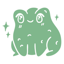 Frog cute Halloween simple cartoon PNG Design