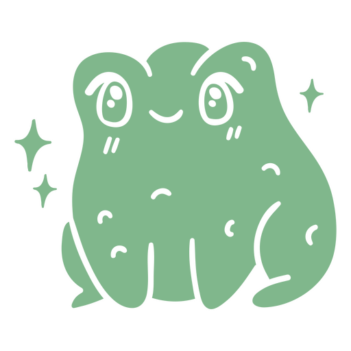 Frog cute Halloween simple cartoon PNG Design