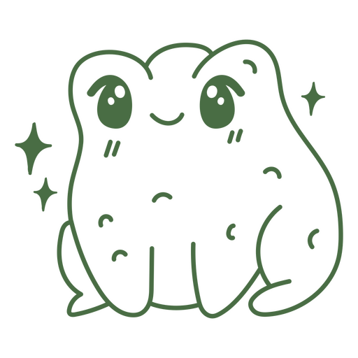 Halloween simple frog cartoon drawing