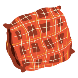 Winter cozy pillow icon PNG Design