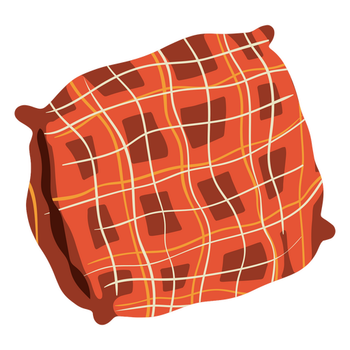 Icono de almohada acogedora de invierno Diseño PNG