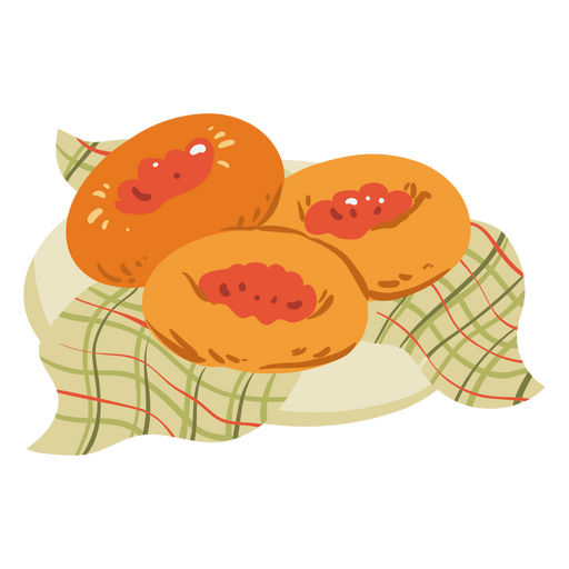 Ícone de comida aconchegante de inverno Desenho PNG