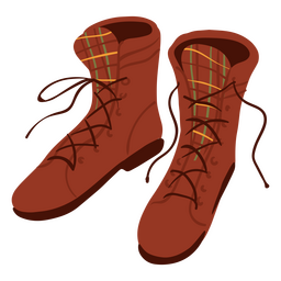 Icono de zapatos acogedores de invierno Transparent PNG