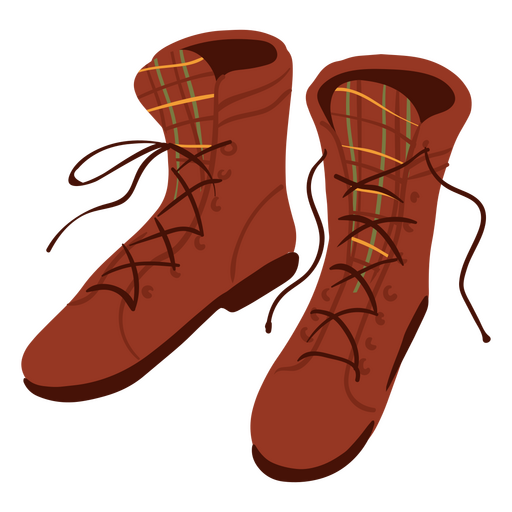 Winter cozy shoes icon PNG Design