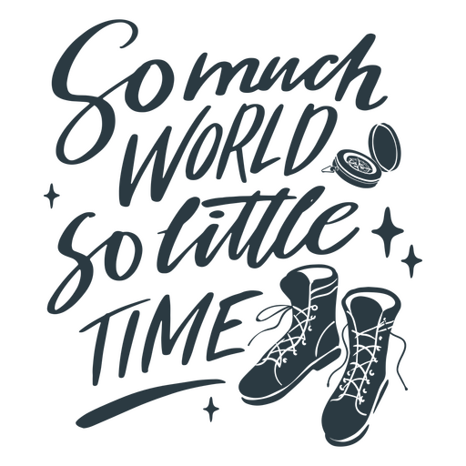 So much world winter quote lettering PNG Design