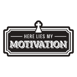 Here lies my motivation simple Halloween quote badge Transparent PNG