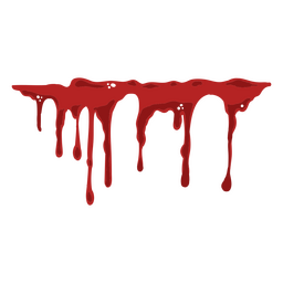 Sangre que gotea realista Diseño PNG