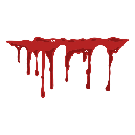 Realistic dripping blood PNG Design