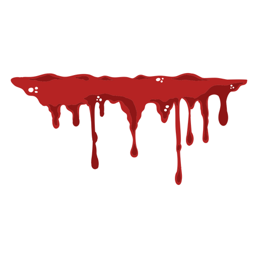 Horror tropft Blut PNG-Design