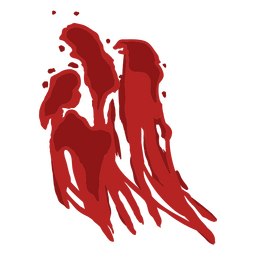 Rastro de sangre espeluznante Diseño PNG Transparent PNG