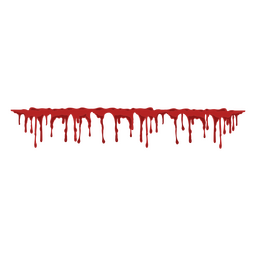 Realistic Blood Dripping PNG & SVG Design For T-Shirts