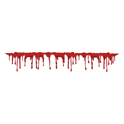 goteo de sangre realista Diseño PNG