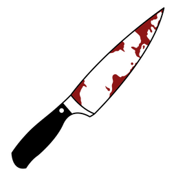 Bloody knife weapon icon PNG Design Transparent PNG