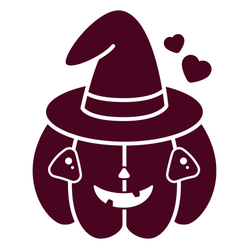 Personagem de abóbora de bruxa fofa Desenho PNG