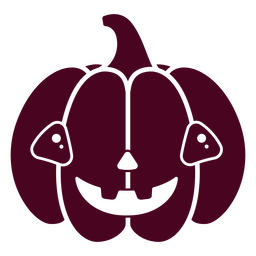 Fröhlicher süßer Kürbischarakter PNG-Design
